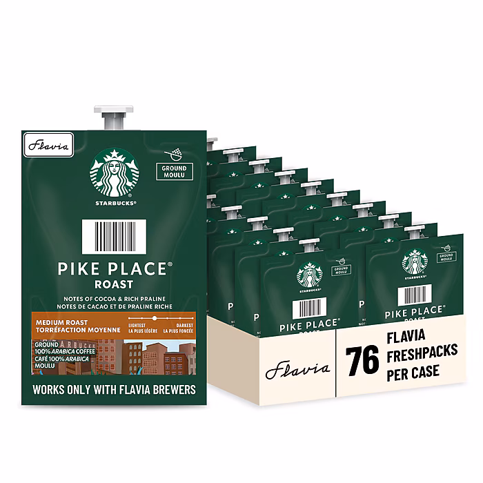 Flavia Starbucks Ss) Pike Place 76 Ct